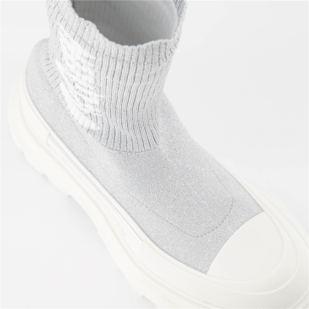 Ankle boots Graffiti ankle boots Alexander McQueen Silver Women