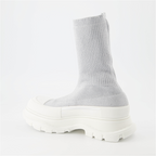 Ankle boots Graffiti ankle boots Alexander McQueen Silver Women