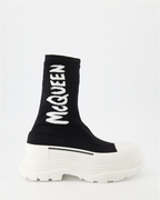 Sneakers Graffiti ankle boots Alexander McQueen Black Women