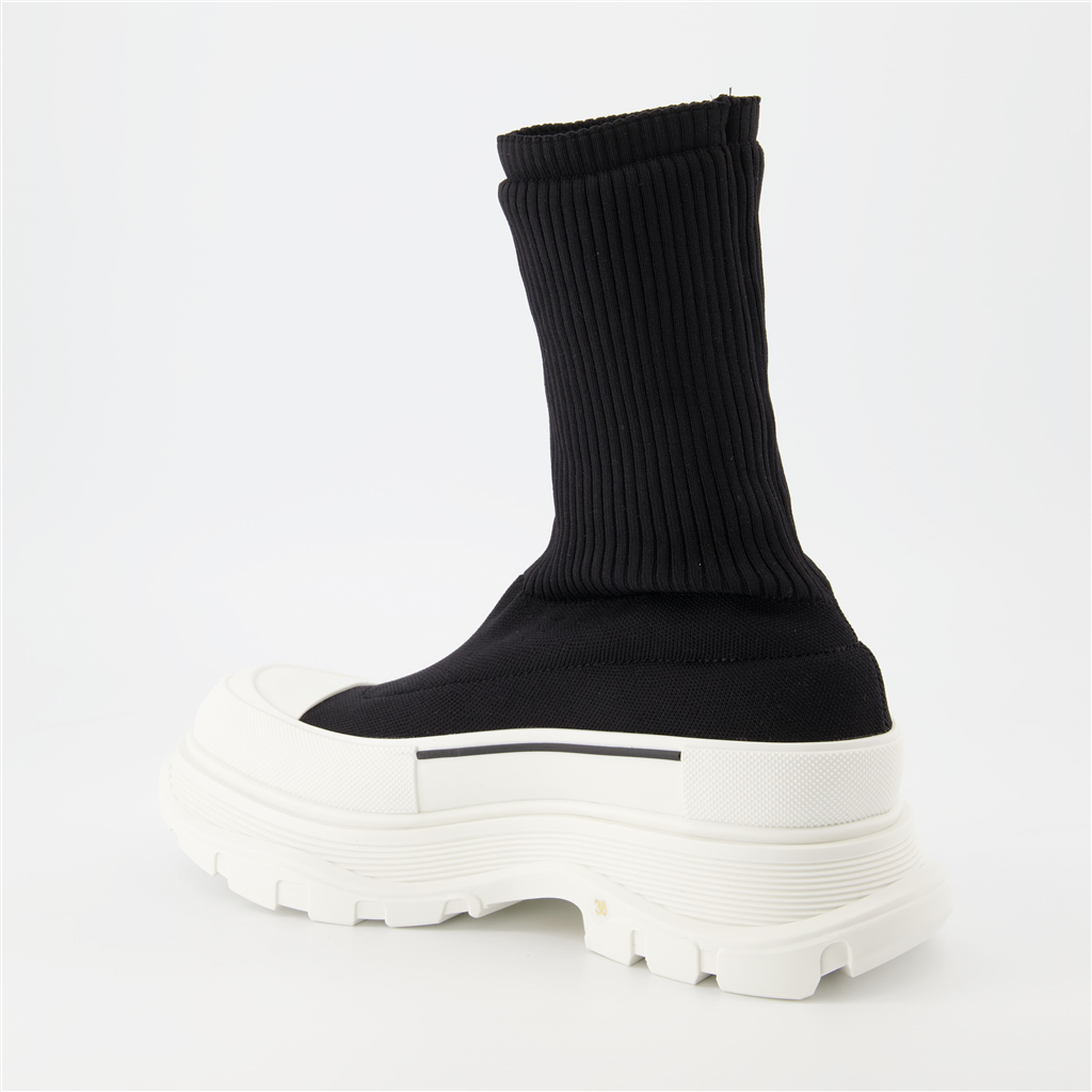 Sneakers Graffiti ankle boots Alexander McQueen Black Women