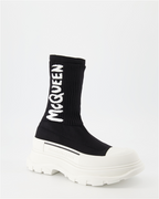 Sneakers Graffiti ankle boots Alexander McQueen Black Women