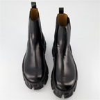 Boots and ankle boots Greca ankle boots Versace Black Man