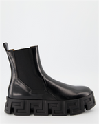 Boots and ankle boots Greca ankle boots Versace Black Man