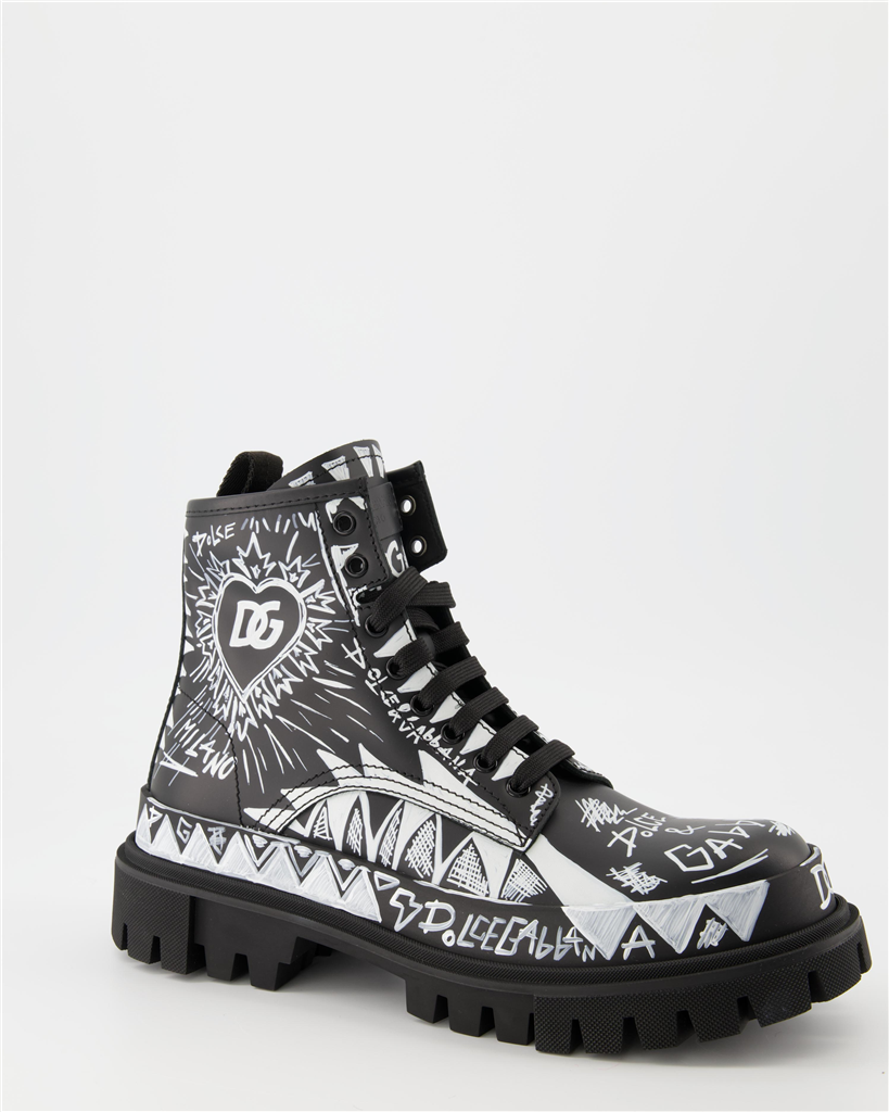 Boots and ankle boots DG ankle boots Dolce & Gabbana Black Man