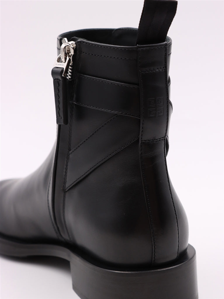 Sneakers Lock flat ankle boots Givenchy Black Women