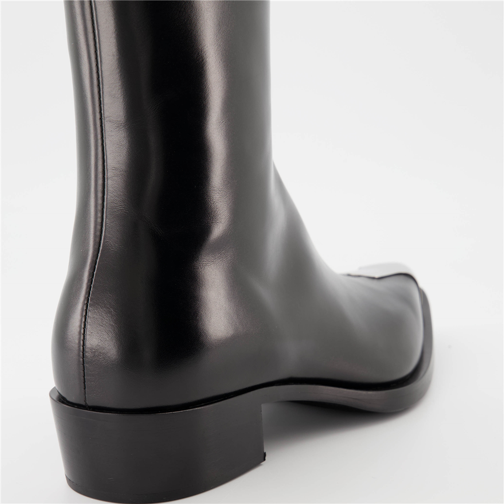 Boots and ankle boots Punk ankle boots Alexander McQueen Black Man