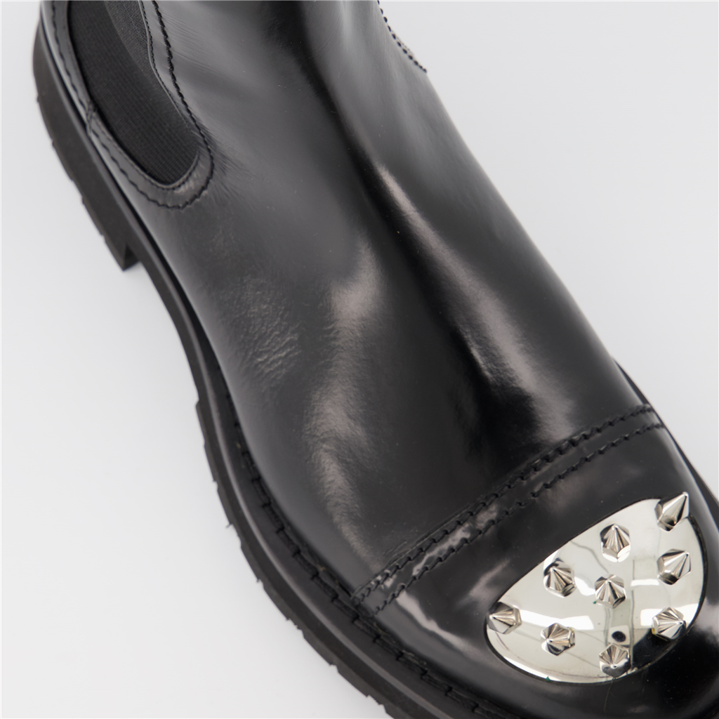 Boots and ankle boots Punk ankle boots Alexander McQueen Black Man