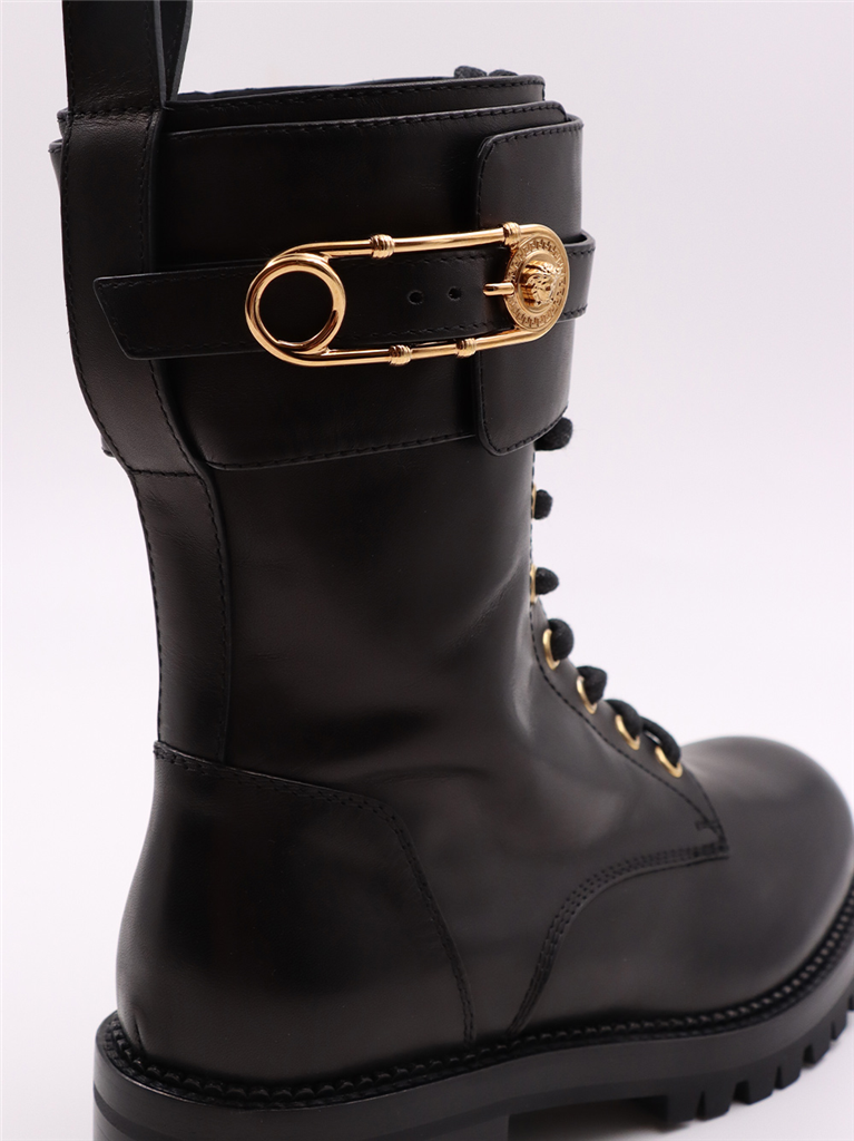 Ankle boots Safety Pin Ankle Boots Versace Black Women