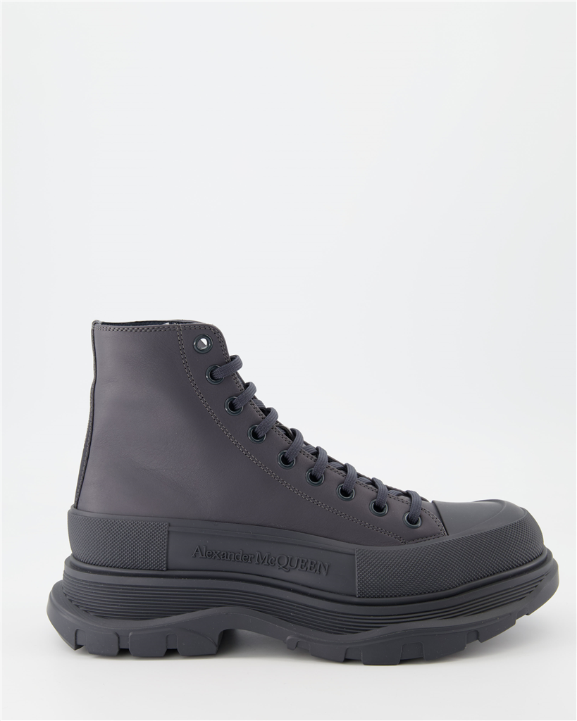 Bottes et bottines Bottines Tread Slick Alexander McQueen Gris Homme