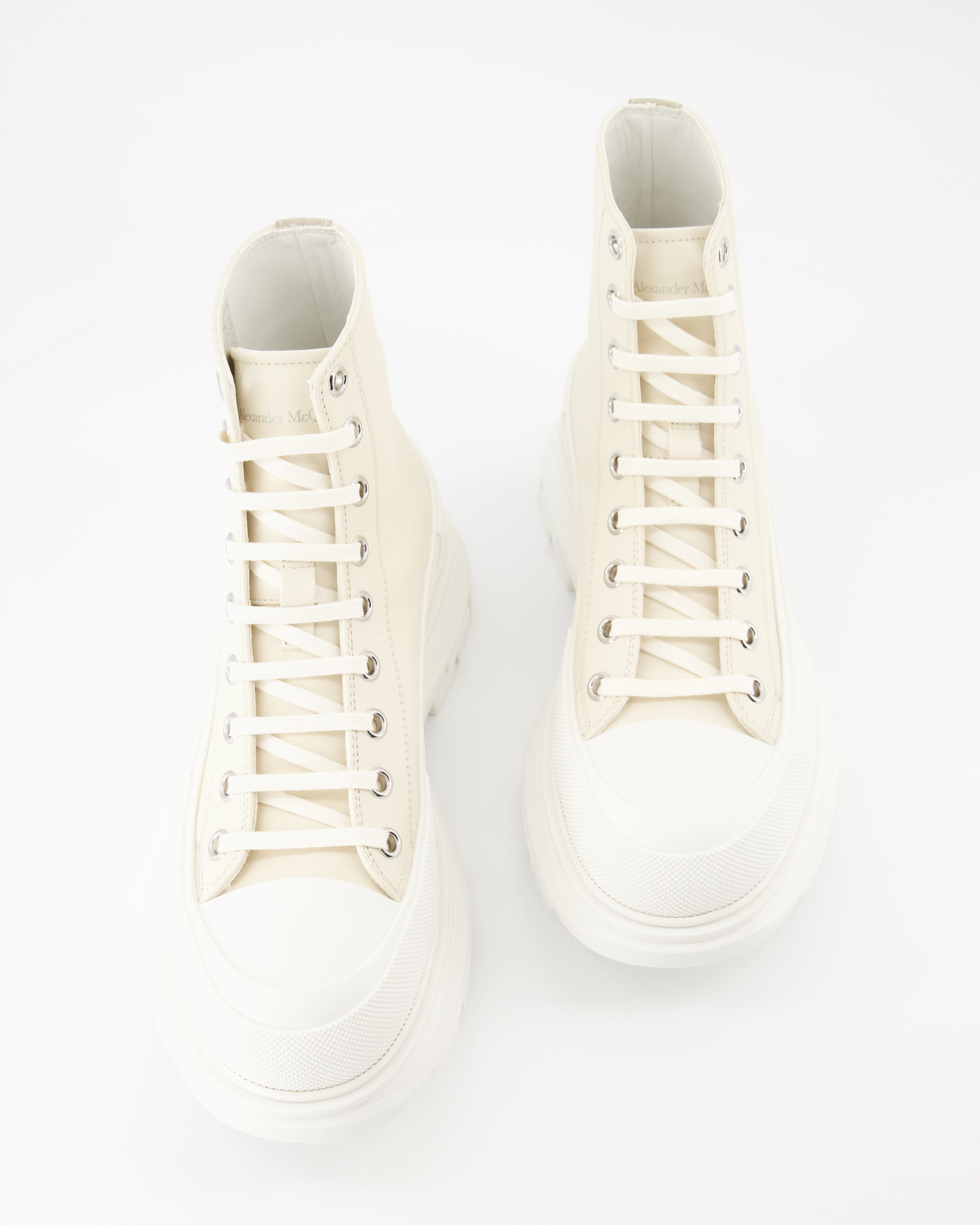 Bottes et bottines Bottines Tread Slick Alexander McQueen Beige Homme