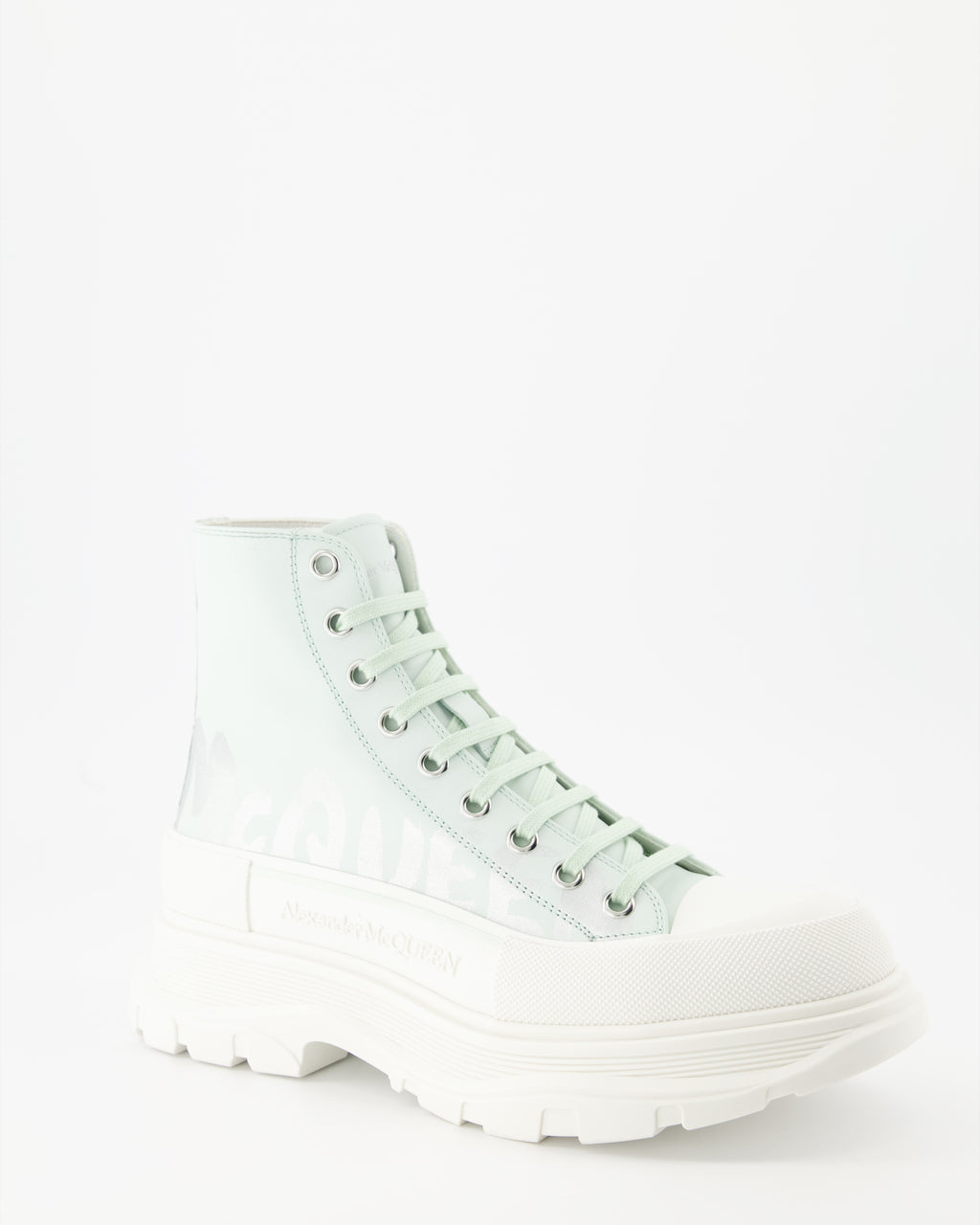 Bottes et bottines Bottines Tread Slick Alexander McQueen Bleu Homme