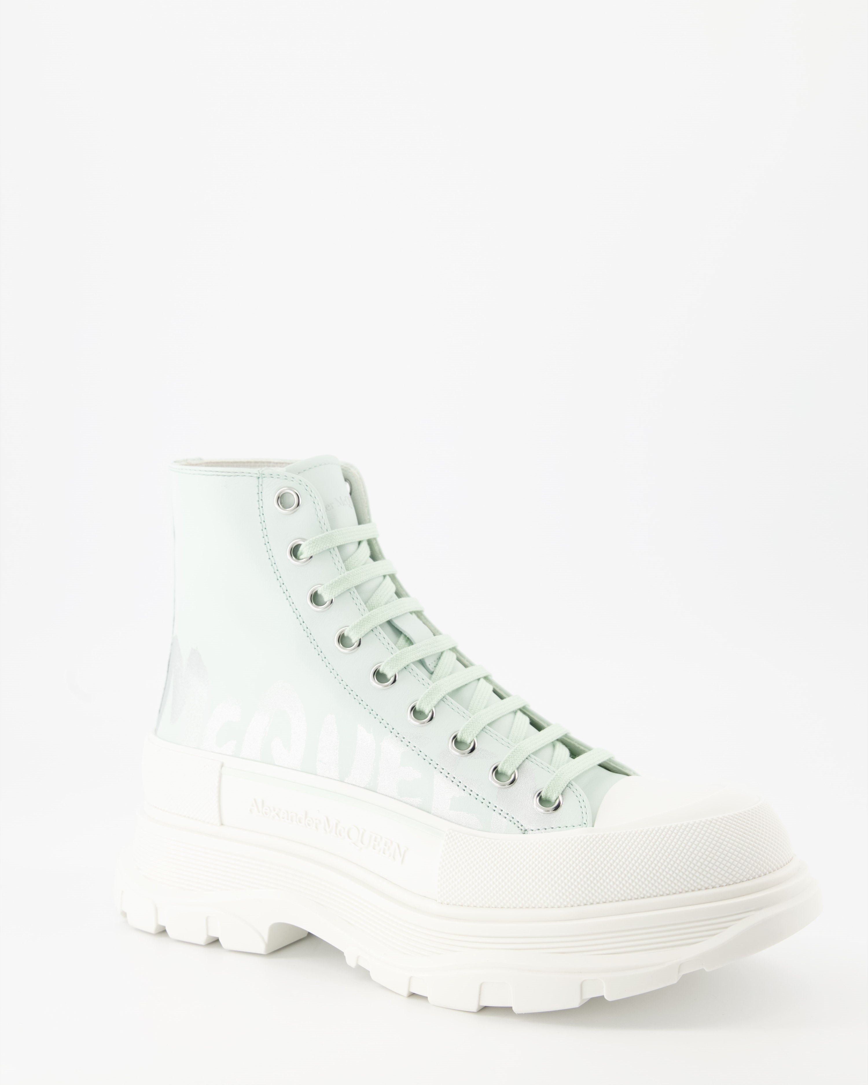 Bottes et bottines Bottines Tread Slick Alexander McQueen Bleu Homme