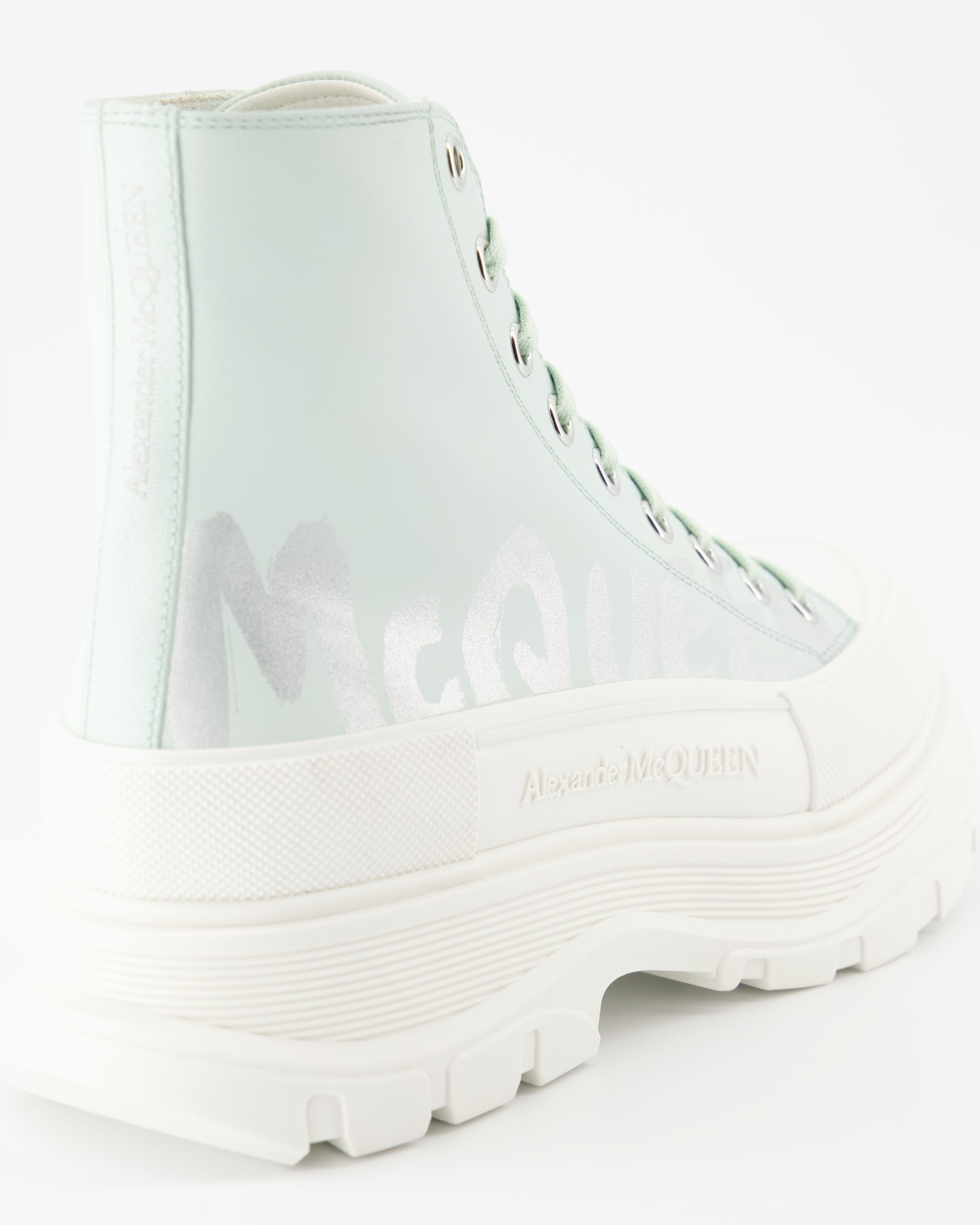 Bottes et bottines Bottines Tread Slick Alexander McQueen Bleu Homme