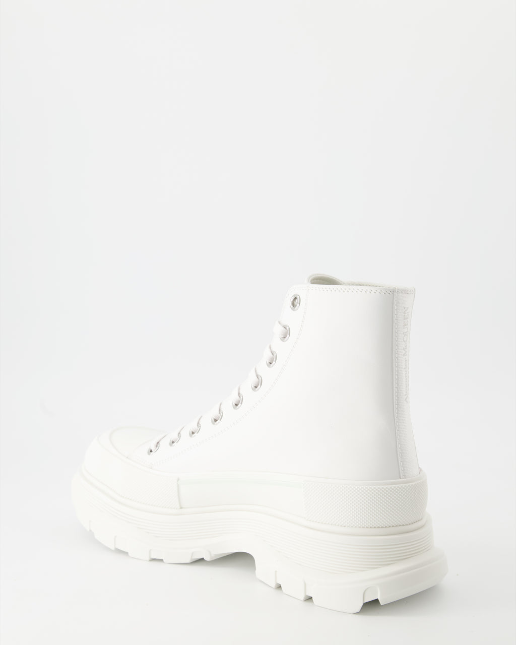 Bottes et bottines Bottines Tread Slick Alexander McQueen Blanc Homme