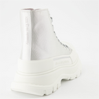 Bottines Bottines Tread Slick Alexander McQueen Gris Femme