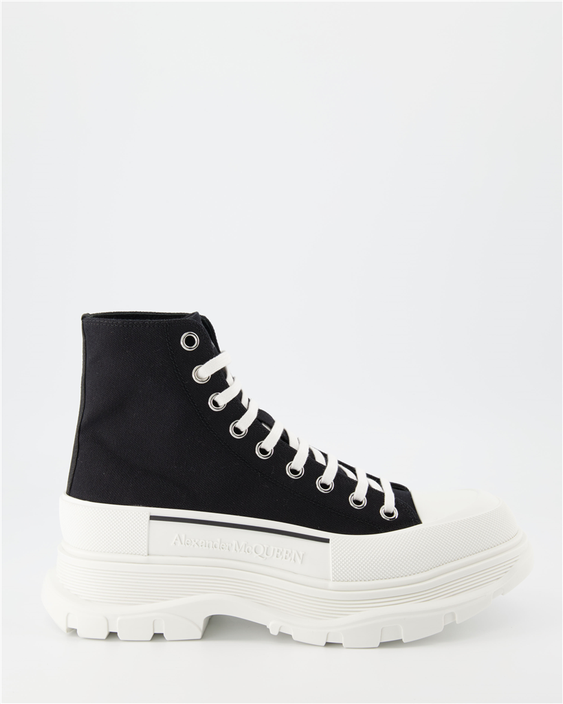 Bottes et bottines Bottines Tread Slick Alexander McQueen Noir Homme