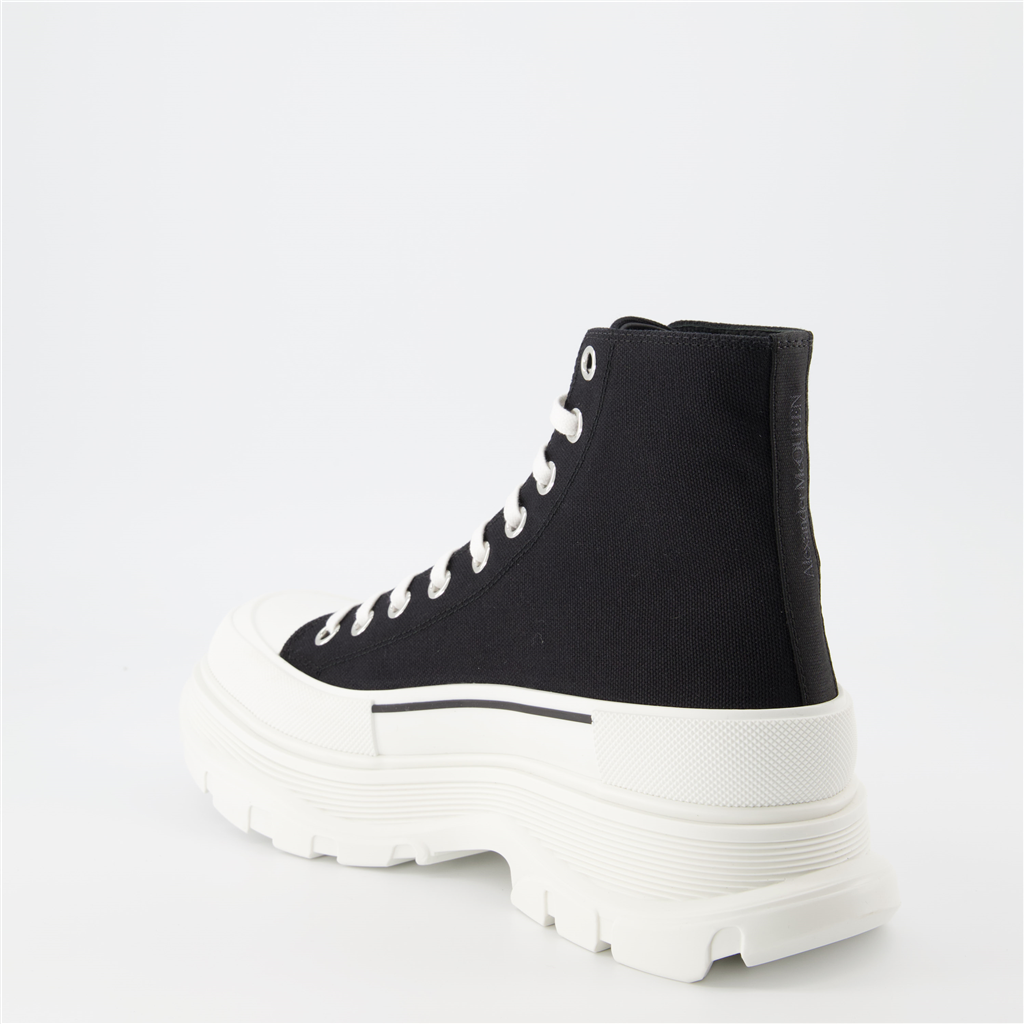 Bottes et bottines Bottines Tread Slick Alexander McQueen Noir Homme