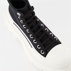 Bottines Bottines Tread Slick Alexander McQueen Noir Femme