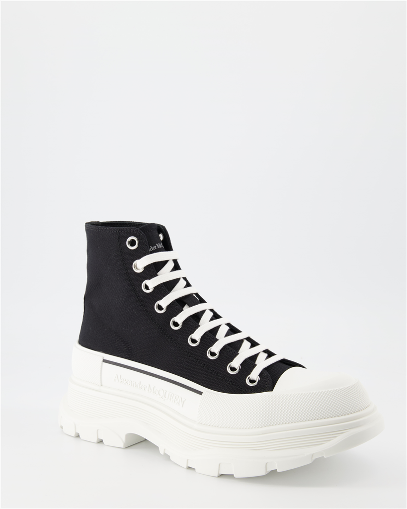 Bottes et bottines Bottines Tread Slick Alexander McQueen Noir Homme