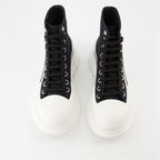 Bottines Bottines Tread Slick Alexander McQueen Noir Femme