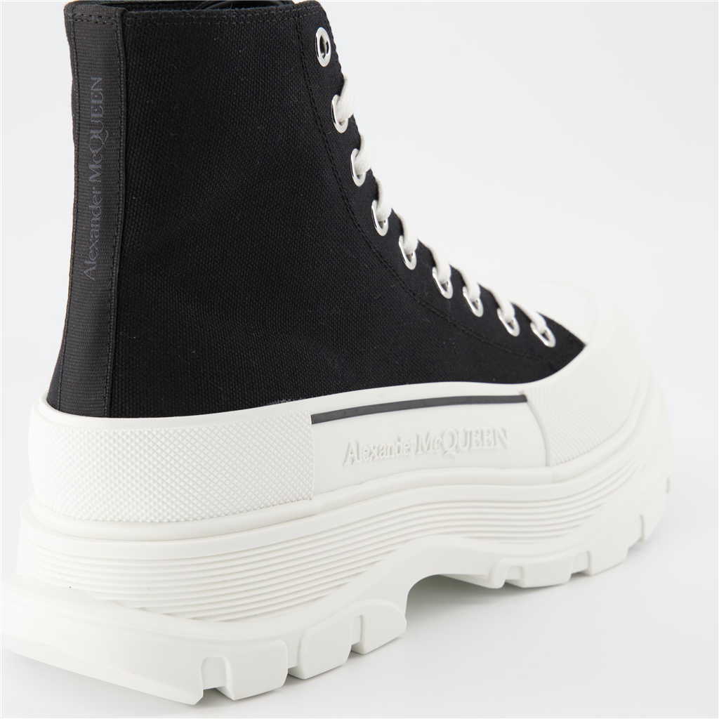 Bottes et bottines Bottines Tread Slick Alexander McQueen Noir Homme