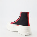 Bottes et bottines Bottines Tread Slick Graffiti Alexander McQueen Noir Homme