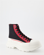 Bottes et bottines Bottines Tread Slick Graffiti Alexander McQueen Noir Homme