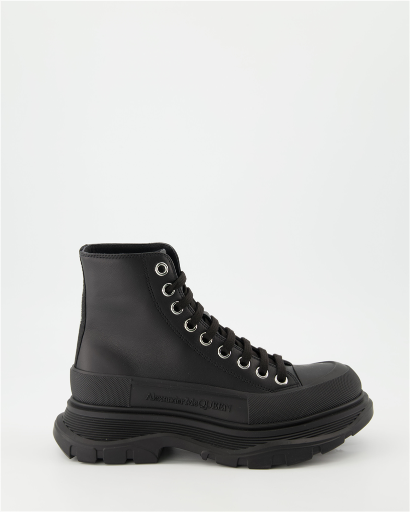 Baskets Bottines Tread Slick Alexander McQueen Noir Homme
