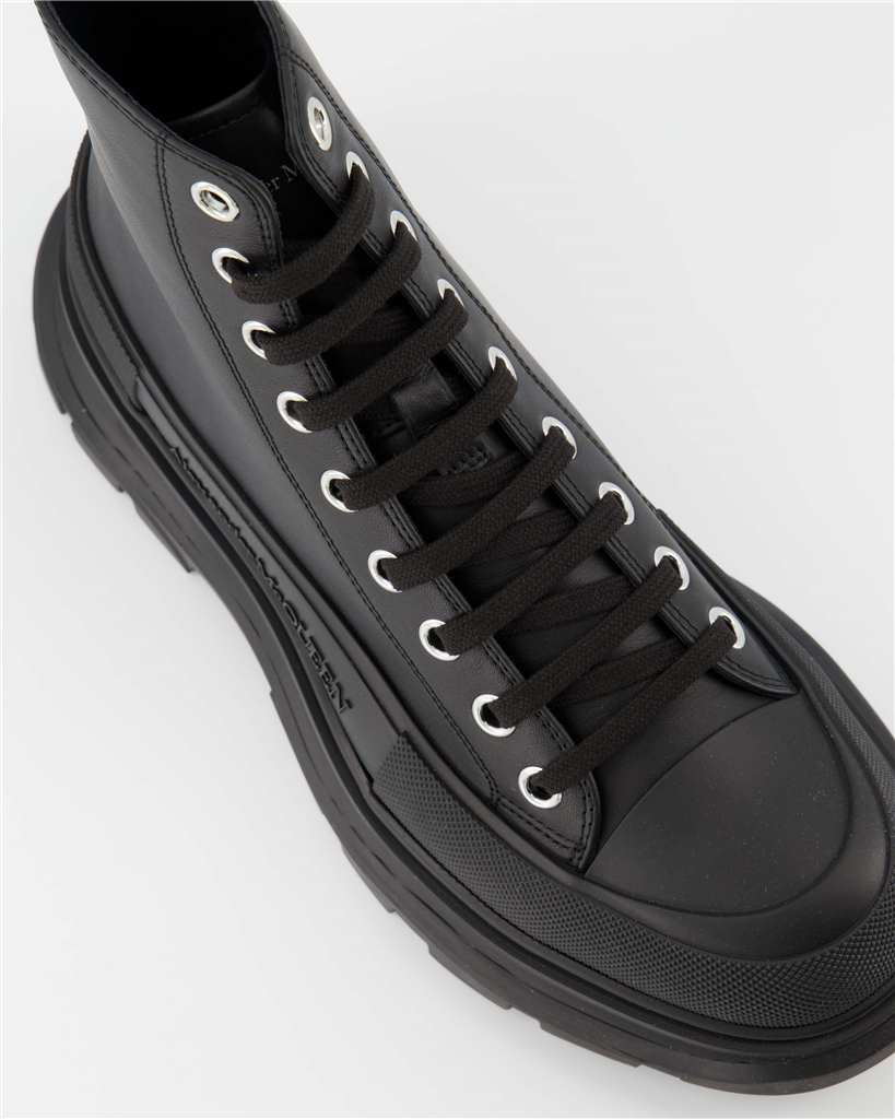 Bottes et bottines Bottines Tread Slick Alexander McQueen Noir Homme