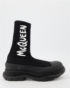 Bottes et bottines Bottines Tread Slick Alexander McQueen Noir Homme