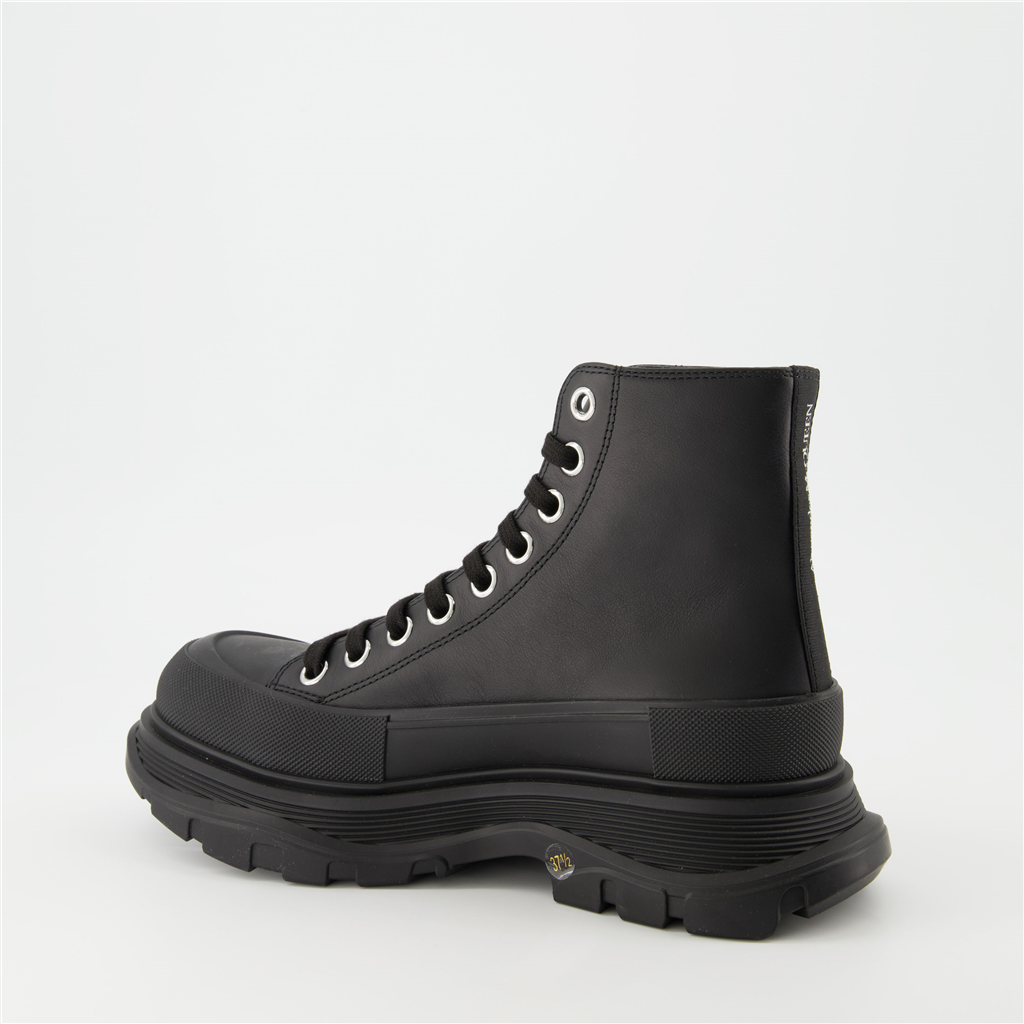 Baskets Bottines Tread Slick Alexander McQueen Noir Homme