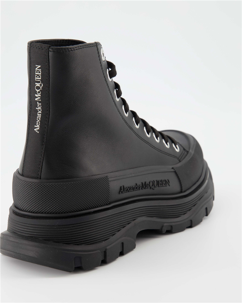 Bottes et bottines Bottines Tread Slick Alexander McQueen Noir Homme