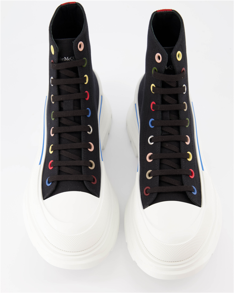 Bottes et bottines Bottines Tread Slick Alexander McQueen Noir Homme