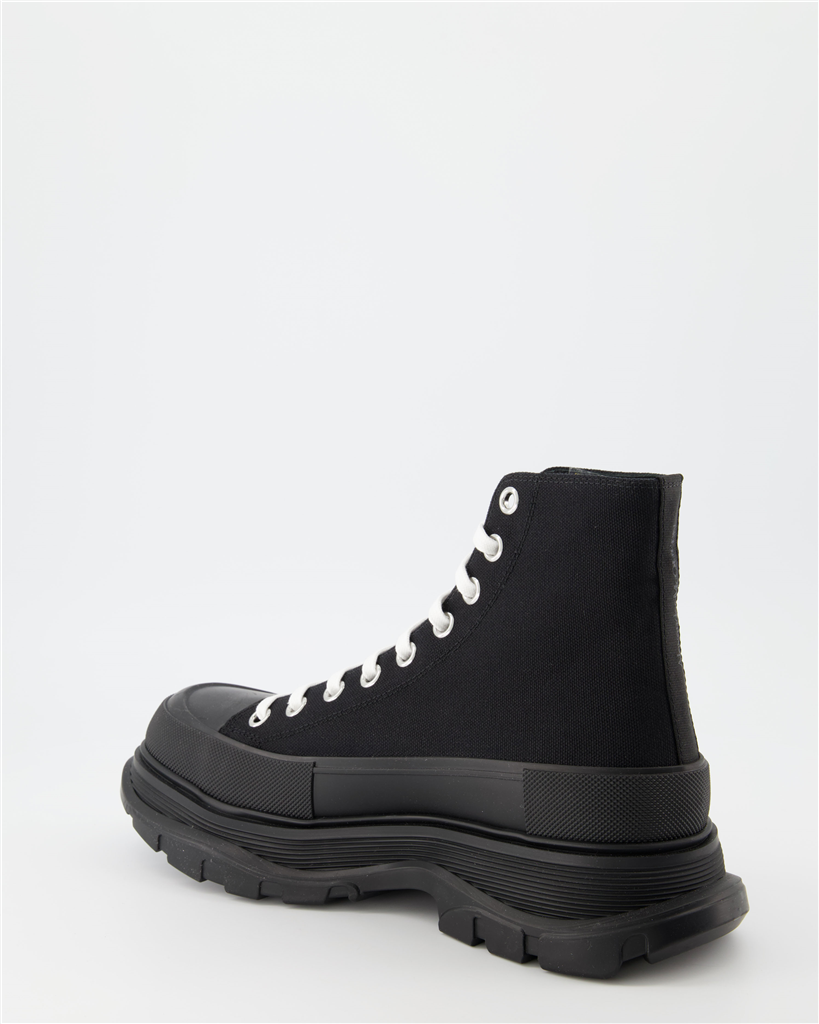 Bottes et bottines Bottines Tread Slick Alexander McQueen Noir Homme
