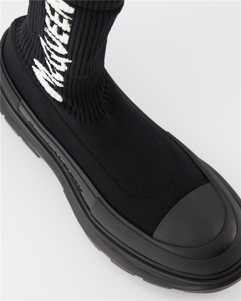 Bottes et bottines Bottines Tread Slick Alexander McQueen Noir Homme