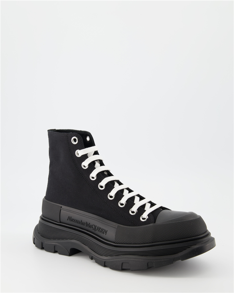 Bottes et bottines Bottines Tread Slick Alexander McQueen Noir Homme