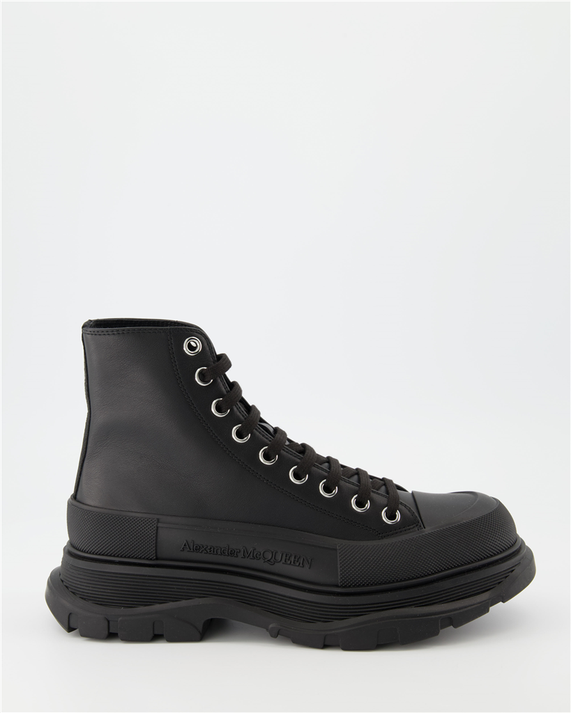 Bottes et bottines Bottines Tread Slick Alexander McQueen Noir Homme