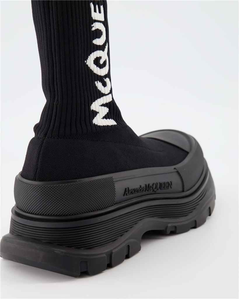 Bottes et bottines Bottines Tread Slick Alexander McQueen Noir Homme