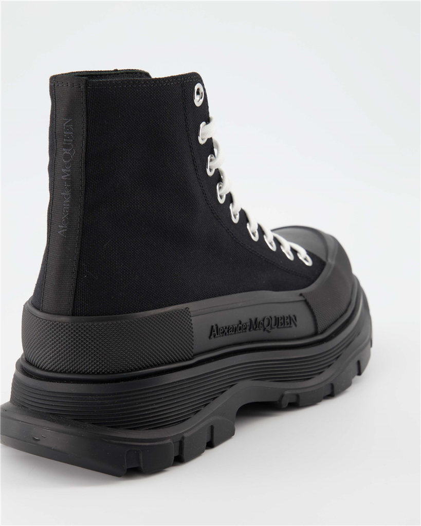 Bottes et bottines Bottines Tread Slick Alexander McQueen Noir Homme