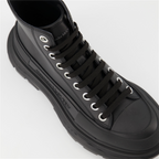 Baskets Bottines Tread Slick Alexander McQueen Noir Homme