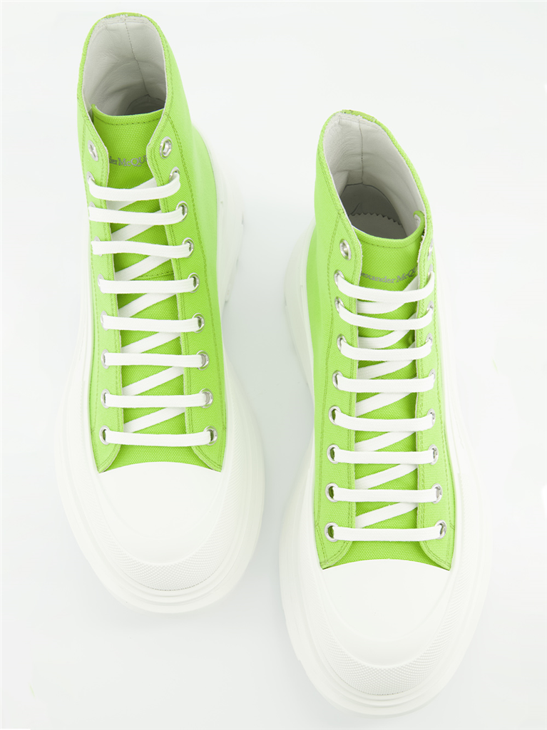 Bottes et bottines Bottines Tread Slick Alexander McQueen Vert Homme