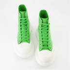 Bottines Bottines Tread Slick Alexander McQueen Vert Femme