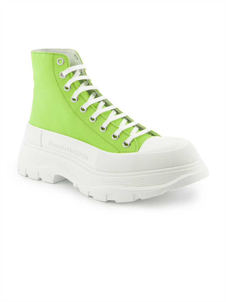 Bottes et bottines Bottines Tread Slick Alexander McQueen Vert Homme