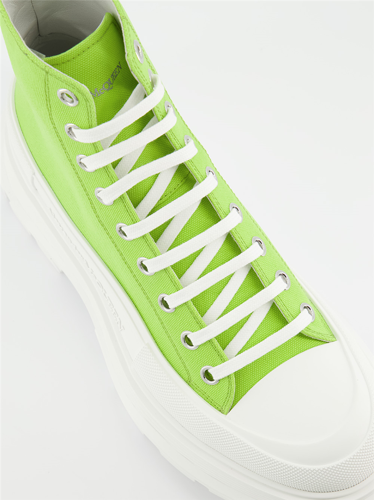 Bottes et bottines Bottines Tread Slick Alexander McQueen Vert Homme