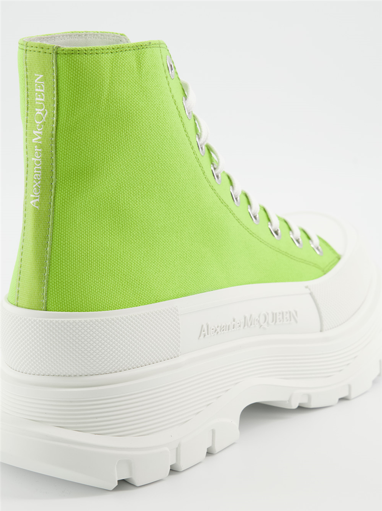 Bottes et bottines Bottines Tread Slick Alexander McQueen Vert Homme