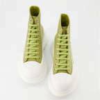 Bottines Bottines Tread Slick Alexander McQueen Vert Femme