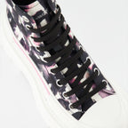 Bottines Bottines Tread Slick Alexander McQueen Noir Femme