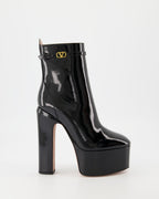 Bottines Bottines VLogo Valentino Garavani Noir Femme