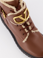 Bottines Bottines VLogo Valentino Garavani Marron Femme