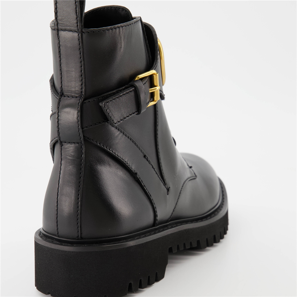 Bottines Bottines VLogo Valentino Garavani Noir Femme